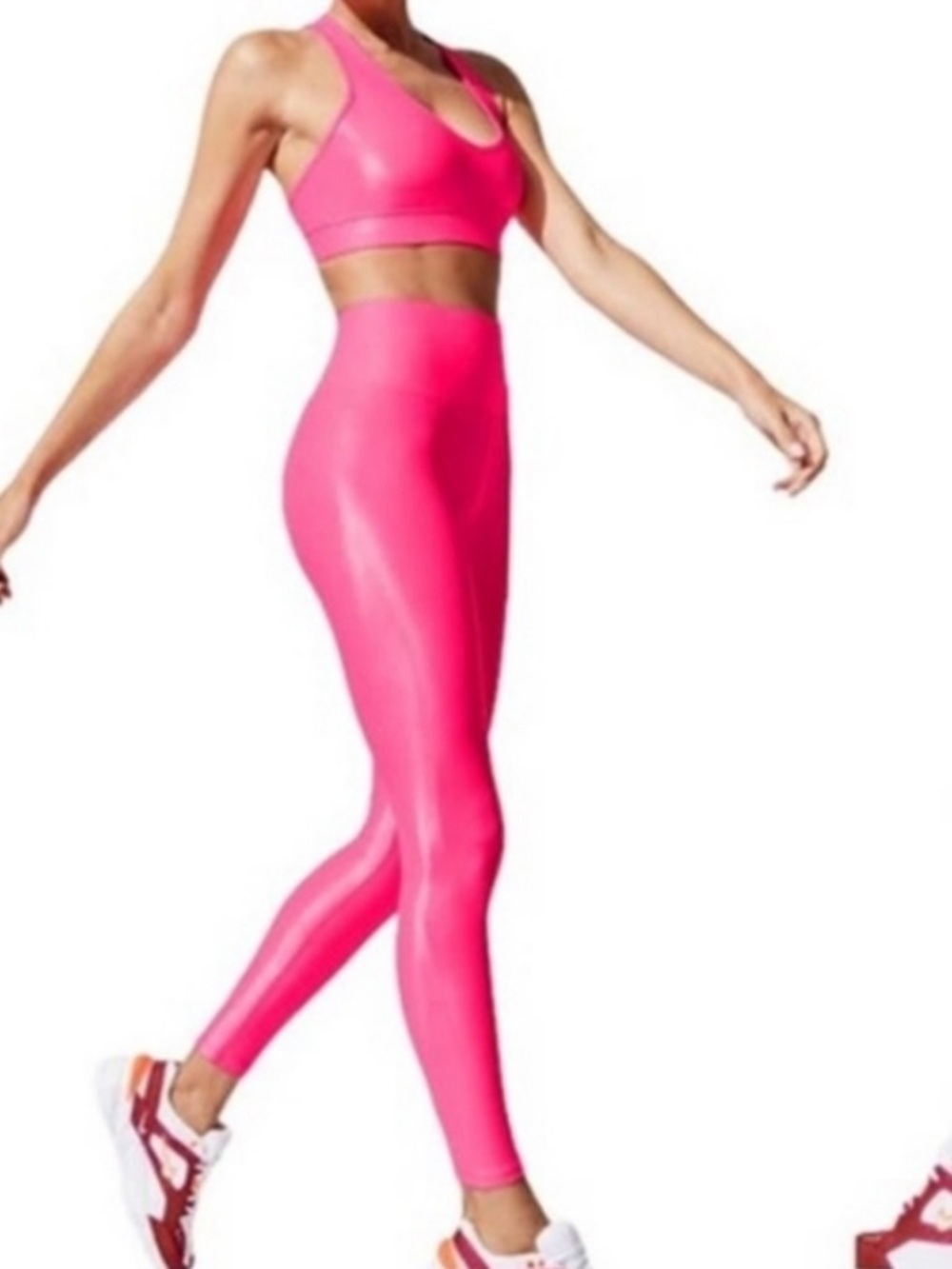 Carbon38 Hot Pink High-Rise Leggings takara shine